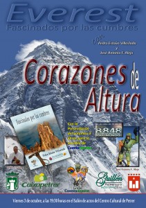 Corazones de altura presentación de "Fascinados por las cumbres" y proyección del documental "8848 Elche en el techo del mundo"